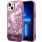 Apple iPhone 14 Coque Guess IML Electro Cam TDJ Fuchsia