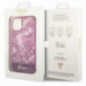 Apple iPhone 14 Coque Guess IML Electro Cam TDJ Fuchsia
