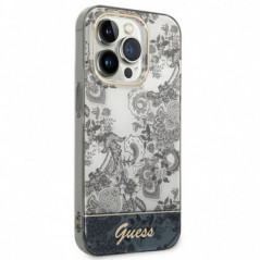 Apple iPhone 14 Pro Coque Guess IML Electro Cam TDJ Gris