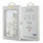 Apple iPhone 15 Pro Coque Guess Liquid Glitter Gold Stripes Transparent