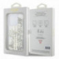 Apple iPhone 15 Pro Max Coque Guess Liquid Glitter Gold Stripes Transparent