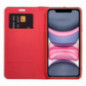Apple iPhone 11 Portefeuilles LUNA Book Carbon Fibre de carbone, Élégant  Rouge