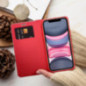 Apple iPhone 11 Portefeuilles LUNA Book Carbon Fibre de carbone, Élégant  Rouge