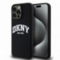 Apple iPhone 13 Pro Max Coque DKNY Silicone White Arch Logo MagSAFE  Noir