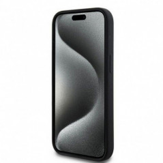 Apple iPhone 14 Coque DKNY Silicone White Arch Logo MagSAFE  Noir