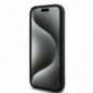 Apple iPhone 15 Coque DKNY Silicone White Arch Logo MagSAFE  Noir