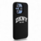 Apple iPhone 15 Plus Coque DKNY Silicone White Arch Logo MagSAFE  Noir
