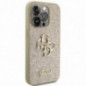 Apple iPhone 15 Pro Coque Guess Fixed Glitter Big 4G Or