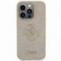 Apple iPhone 15 Pro Max Coque Guess Fixed Glitter Big 4G Or