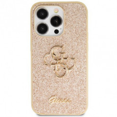 Apple iPhone 14 Pro Max Coque Guess Fixed Glitter Big 4G Or