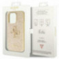 Apple iPhone 14 Pro Max Coque Guess Fixed Glitter Big 4G Or