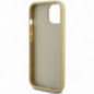 Apple iPhone 15 Coque Guess Fixed Glitter Big 4G Or