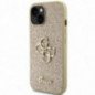 Apple iPhone 15 Coque Guess Fixed Glitter Big 4G Or