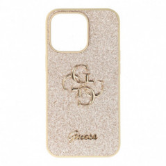 Apple iPhone 13 Pro Coque Guess Fixed Glitter Big 4G Or