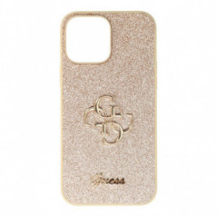 Apple iPhone 13 Pro Max Coque Guess Fixed Glitter Big 4G Or