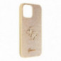 Apple iPhone 13 Pro Max Coque Guess Fixed Glitter Big 4G Or