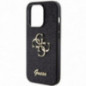 Apple iPhone 15 Pro Max Coque Guess Fixed Glitter Big 4G Noir