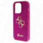 Apple iPhone 15 Pro Max Coque Guess Fixed Glitter Big 4G Violet (Purple)