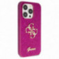 Apple iPhone 15 Pro Max Coque Guess Fixed Glitter Big 4G Violet (Purple)