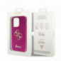 Apple iPhone 15 Pro Max Coque Guess Fixed Glitter Big 4G Violet (Purple)