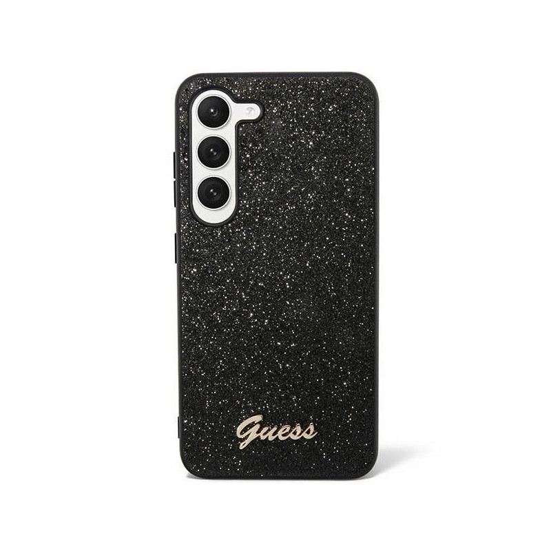Samsung Galaxy S24 ULTRA Coque Guess Glitter Script Noir Samsung Galaxy S24 ULTRA Coque Guess Glitter Script Noir
