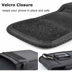 Apple iPhone 13 mini Etui universel, Étuis verticaux Vertical Belt Holster OXFORD Noir
