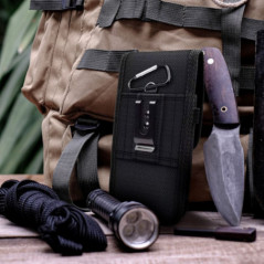 Apple iPhone 13 mini Etui universel, Étuis verticaux Vertical Belt Holster OXFORD Noir