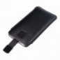 Oppo A52 Etui universel Pocket Carbon Modèle de carbone  Noir 