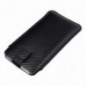Samsung Galaxy S21 Plus 5G Etui universel Pocket Carbon Modèle de carbone  Noir 