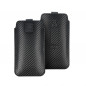 Apple iPhone XR Etui universel Pocket Carbon Modèle de carbone  Noir 