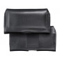 Apple iPhone 12 Etui universel, Étuis horizontaux, Étui de ceinture ROYAL Crazy Horse Noir 