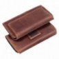 Apple iPhone 12 Etui universel, Étuis horizontaux, Étui de ceinture ROYAL Crazy Horse Brun 