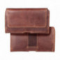 Apple iPhone 12 Pro Etui universel, Étuis horizontaux, Étui de ceinture ROYAL Crazy Horse Brun 
