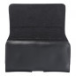 Apple iPhone 13 mini Etui universel, Étuis horizontaux, Étui de ceinture ROYAL Crazy Horse Noir 
