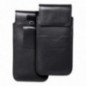 Samsung Galaxy A52 LTE Etui universel, Étui de ceinture ROYAL - Leather universal flap pocket Noir