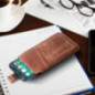 Samsung Galaxy A12 Etui universel, Étui de ceinture ROYAL - Leather universal flap pocket Brun