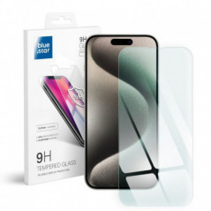 Apple iPhone 15 Verre trempé Blue Star 9H Transparent
