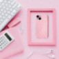Apple iPhone 16 Pro Coque CLEAR 2mm BLINK Rose