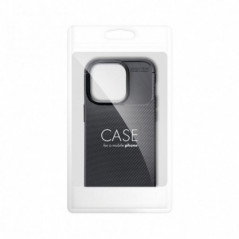 Apple iPhone 16 Plus Coque Carbon premium Élégant  Noir