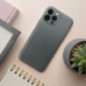 Apple iPhone 13 Pro Max Coque Metallic Gris