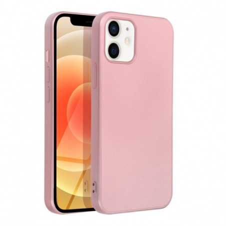 Apple iPhone 12 Pro Coque Metallic Rose