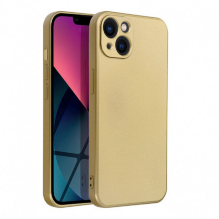 Apple iPhone 13 Coque Metallic Or