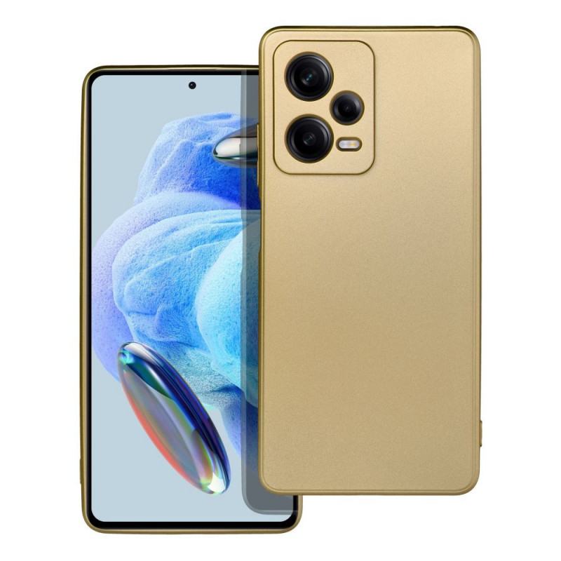 XIAOMI Redmi Note 12 Pro 5G Coque Metallic Or
