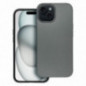 Apple iPhone 15 Coque Metallic Gris