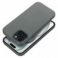 Apple iPhone 15 Coque Metallic Gris