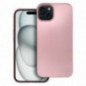 Apple iPhone 15 Plus Coque Metallic Rose