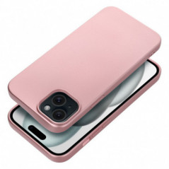 Apple iPhone 15 Plus Coque Metallic Rose
