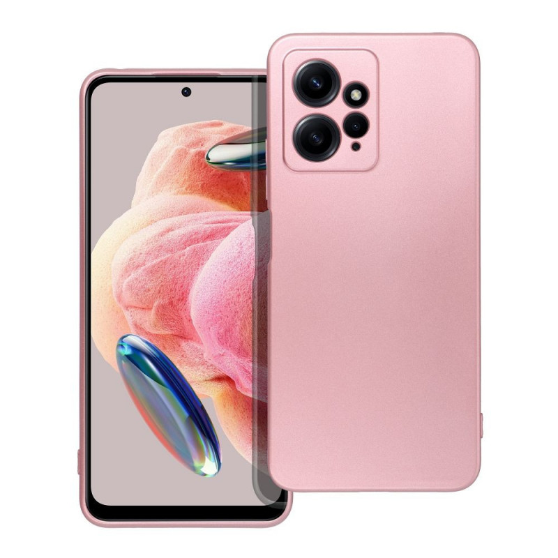 XIAOMI Redmi Note 12 4G Coque Metallic Rose
