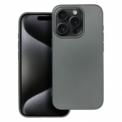 Apple iPhone 15 Pro Coque Metallic Gris