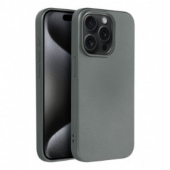 Apple iPhone 15 Pro Coque Metallic Gris